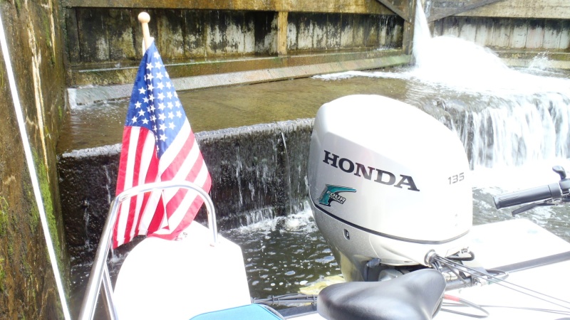30.) Squeezed in the back of the lock.