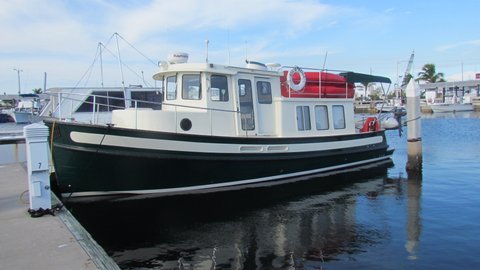 32' Nordic Tug Elle Belle City Marina at Garrison Bight.