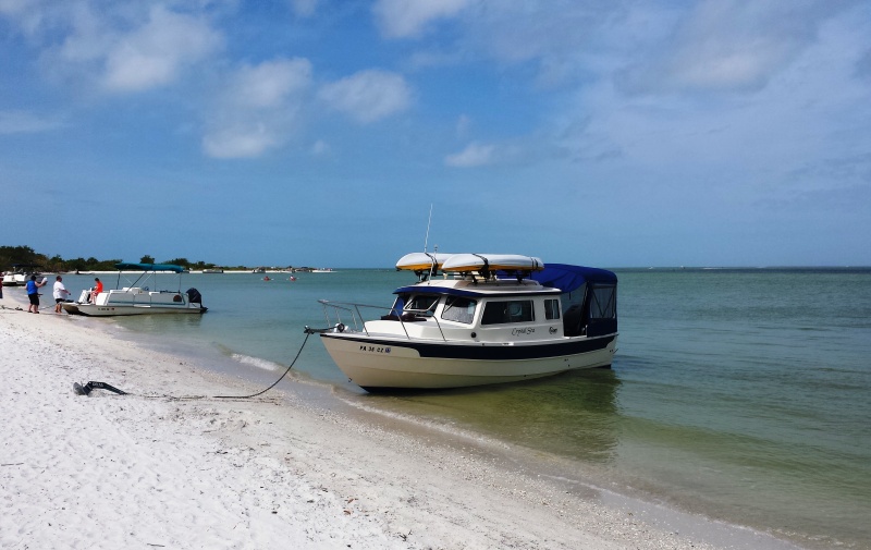 36.) Beached at Lovers Key.