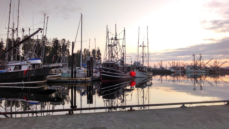 36 Sun down at the harbor...