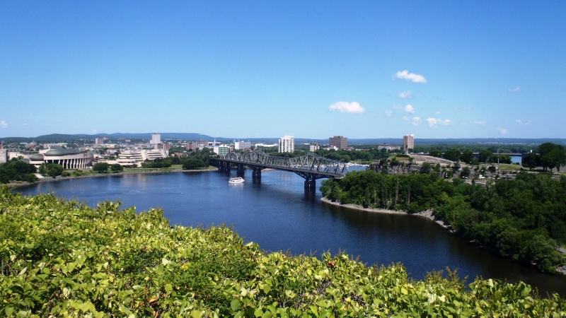 38.) Looking North from Ottawa