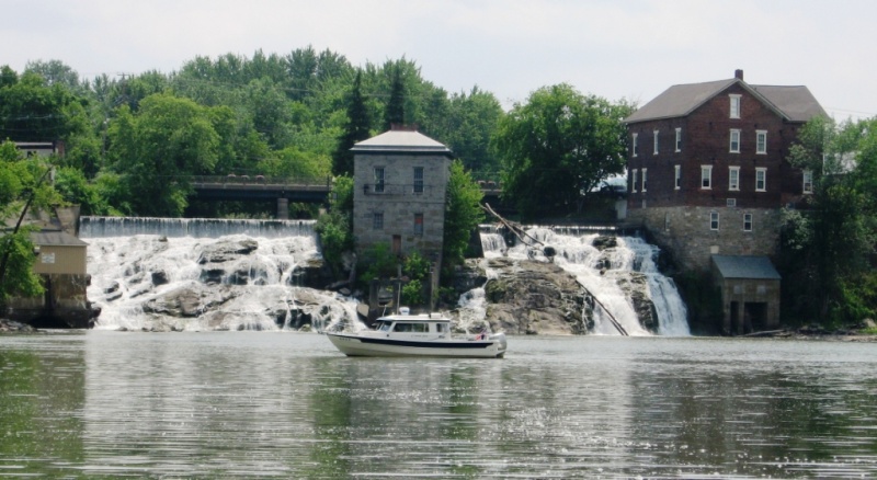 40.) Vergennes waterfalls