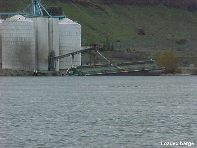 44 Loaded barge