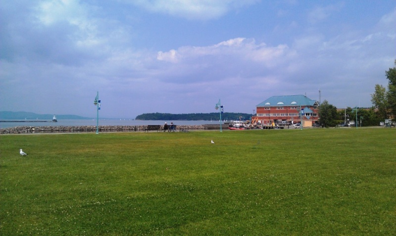 47.) Waterfront Park with Coast Guard Station to the right