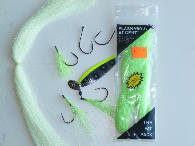 5/0 mustad siwash hooks + bling = zing