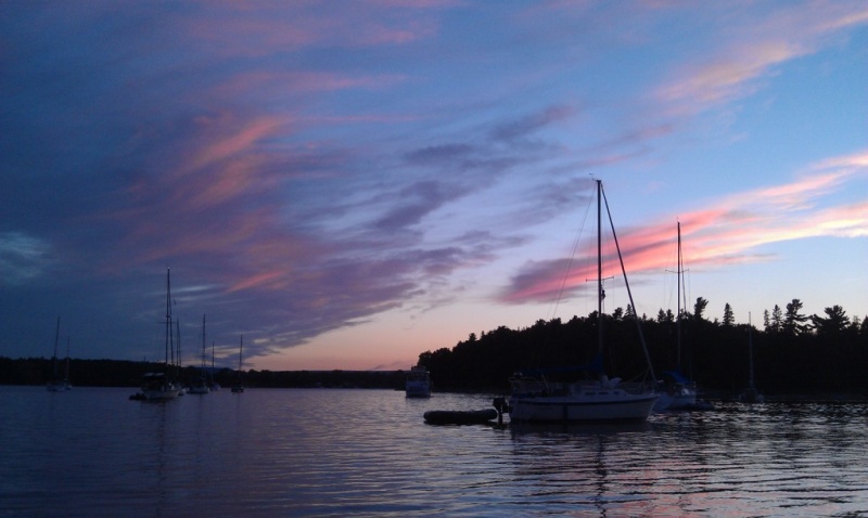 54.) Sunset at Bluff Point