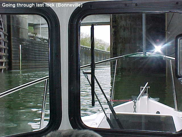 56 Going through last lock