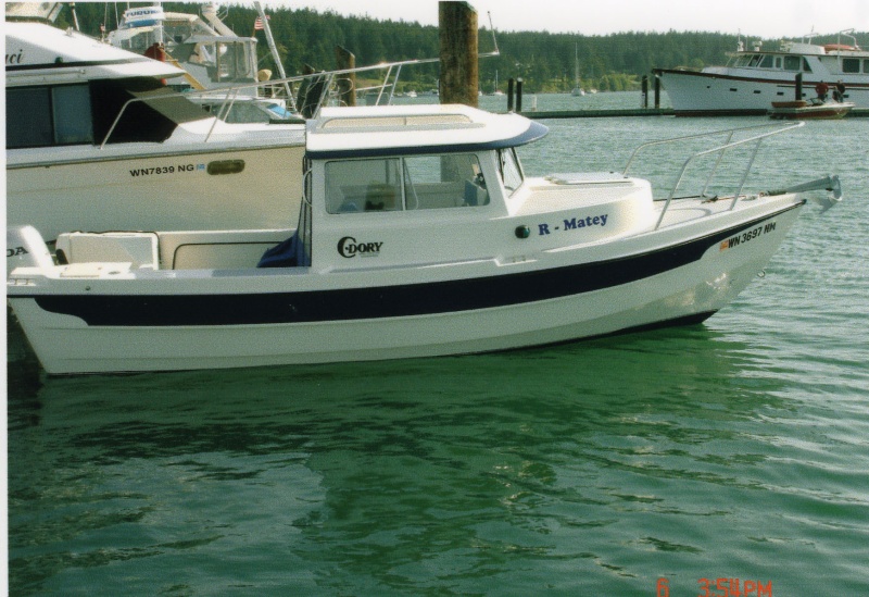 6 May 2005:  The R-Matey at Lopez Island.