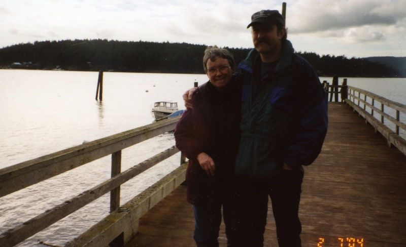 7 Feb 2004 Decatur Island 
  Visiting with our son