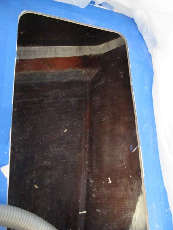 7 Looking into port side after foam block removal