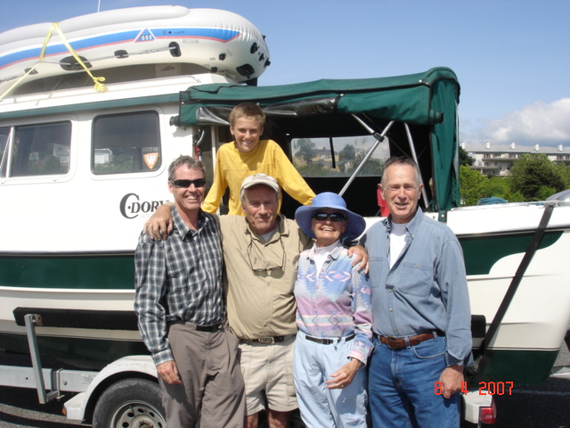 8 June Bellingham
Squalicum Harbor
HALCYON crew & Joe
