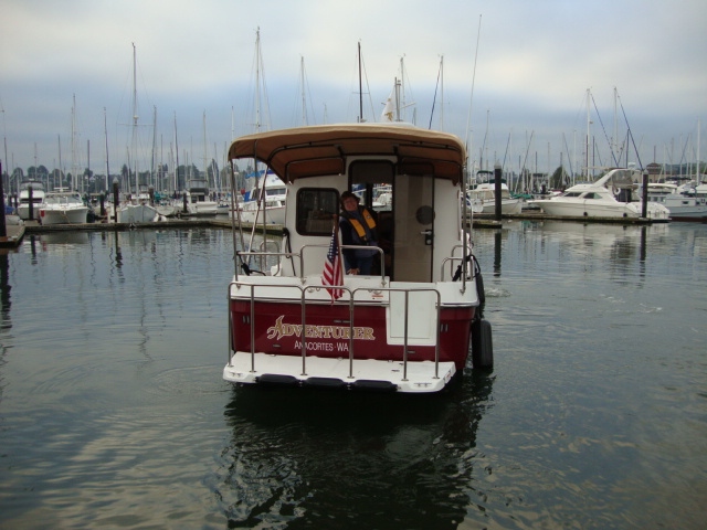 9-13 Everett  Adventurer pulling out from dock