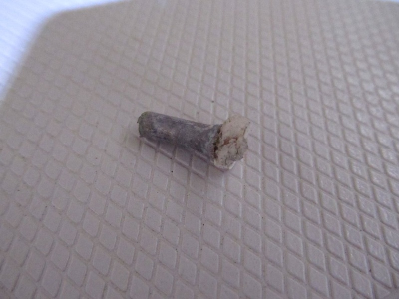 9 removed rivet with blob plug