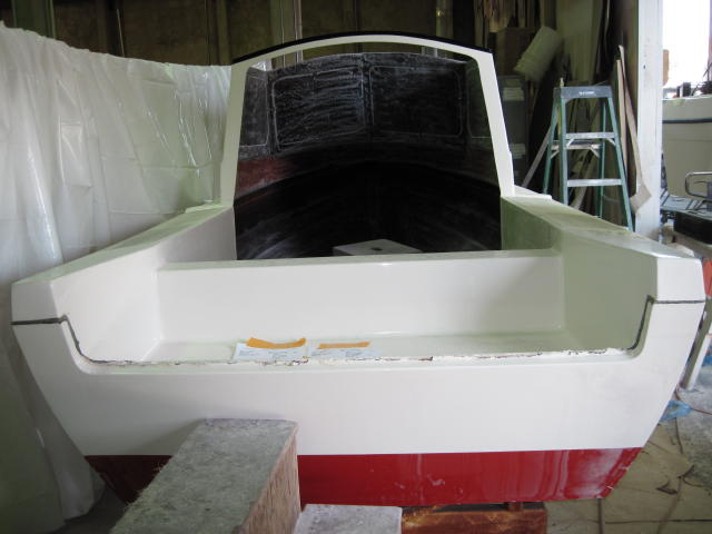 A CD16 Angler in Production at Triton Marine
