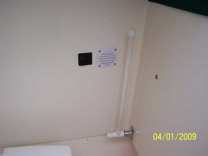 A cheap, and simple multiple TP holder built from 1 SS rail base, 1 pvc T, 2 pvc caps, and a piece of 1/2" pvc about 20" long.