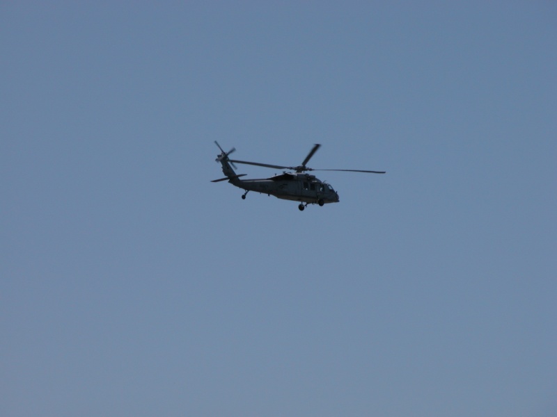 A common sight with the USN & USCG pilots practicing their navigation along the rivers.
