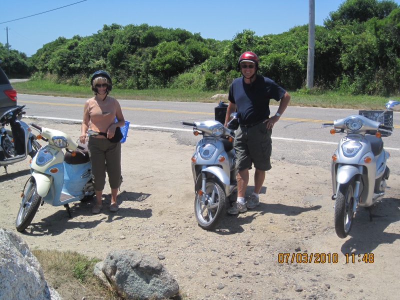 A couple of bikers we met at the strip club Dun and his wife Becky