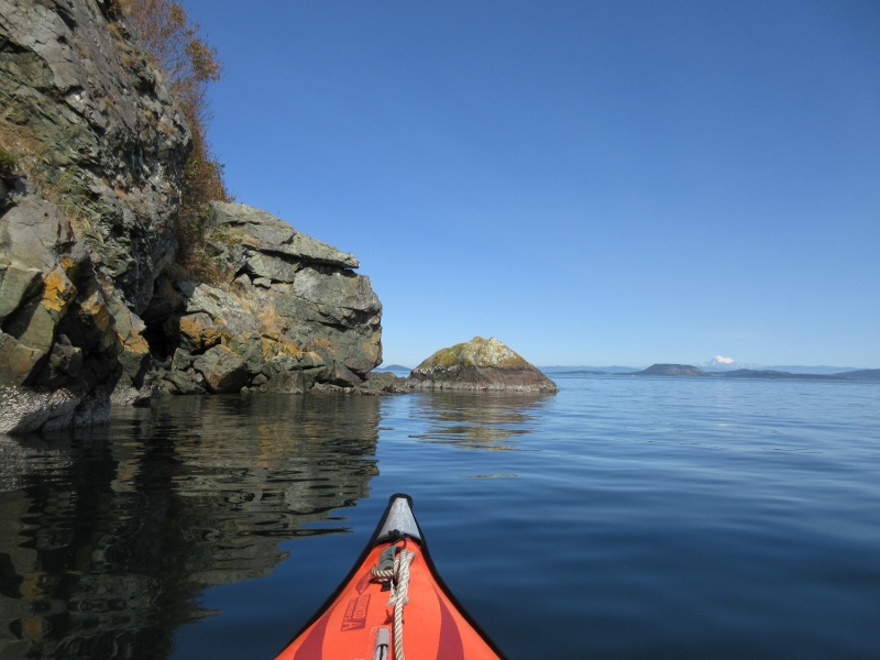 A flat calm Rosario Strait