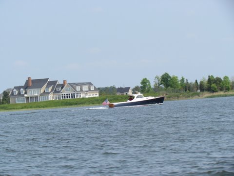 A Hinckley Picnic boat