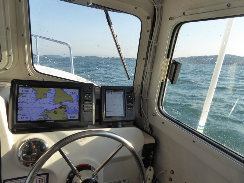 A little breezy crossing Rosario Strait and Bellingham Channel with winds from the north
