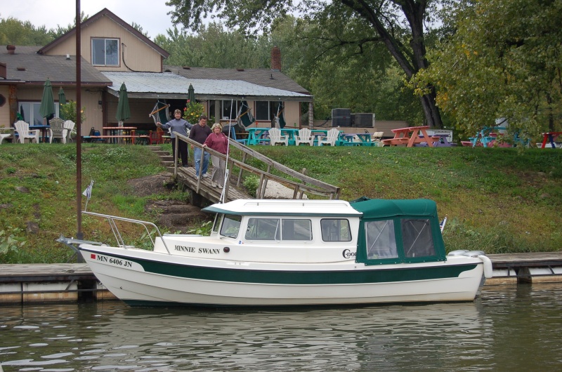 A "little lunch" on the river. Harbor Bar, Red Wing,MN.
