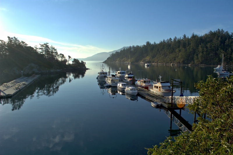 A nice calm Sunday morning for the return trip