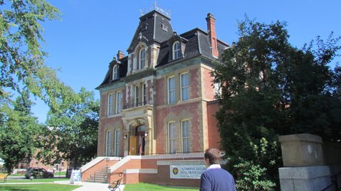 A person and building? in Fredericton