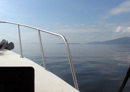 A rare calm day on Bellingham Bay
