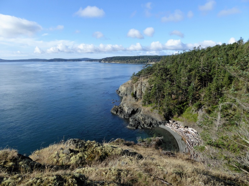 A small bight on the South side of the island.