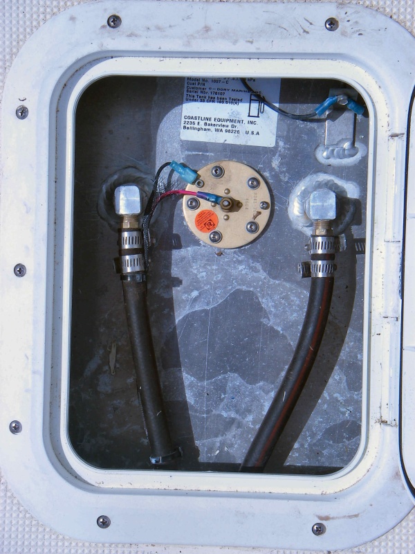 Access to Top of Fuel Tank