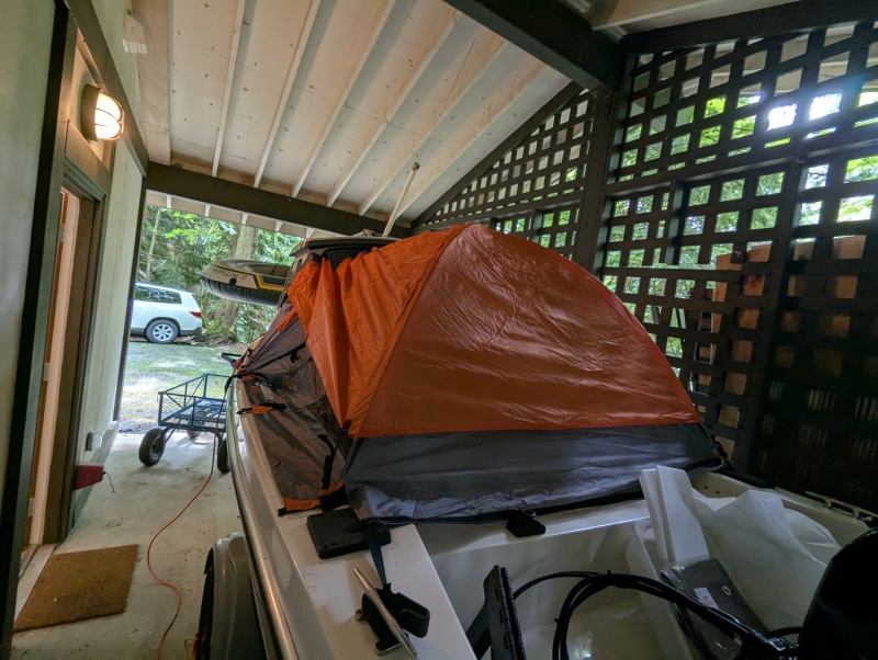 Adapting a truck bed test to a 16\' Angler