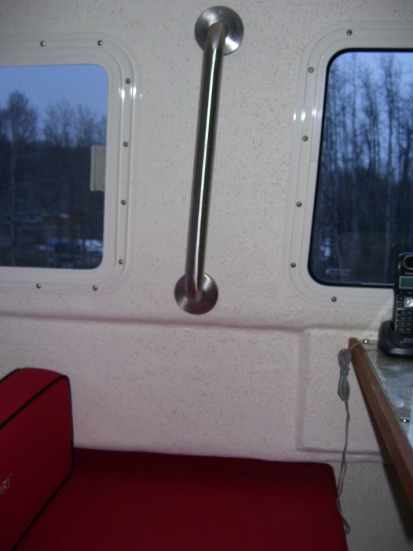 Adde grab bar by rear seat
