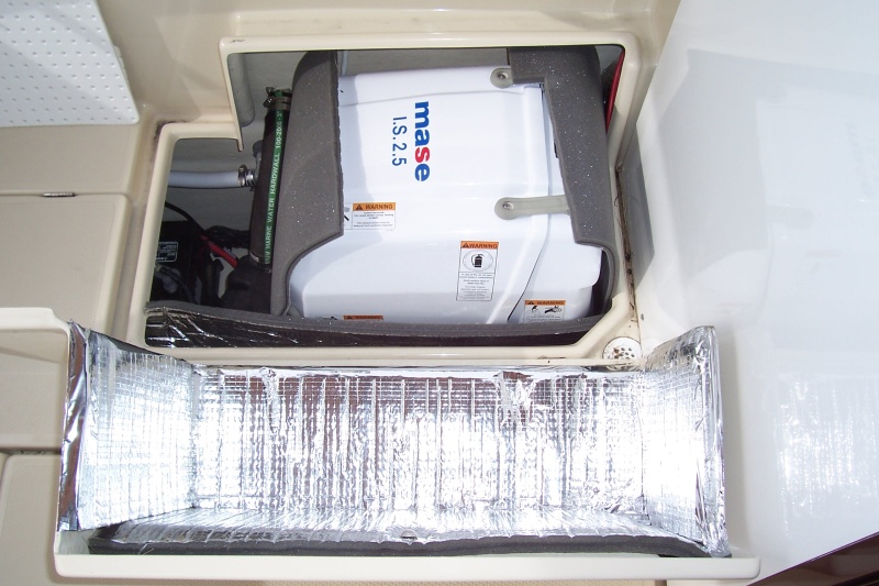 Added 1" of lead foam on hatch and around Generator