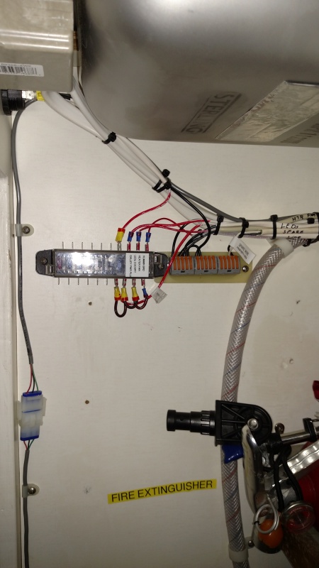 Added a small fuse panel to accommodate the LEDs