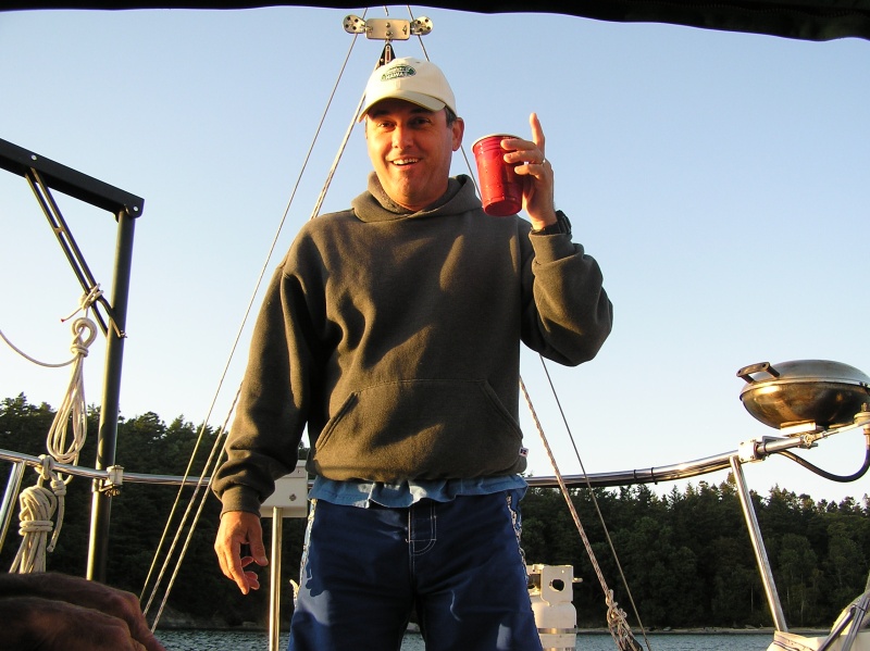 "Adult beverages" in the cockpit....