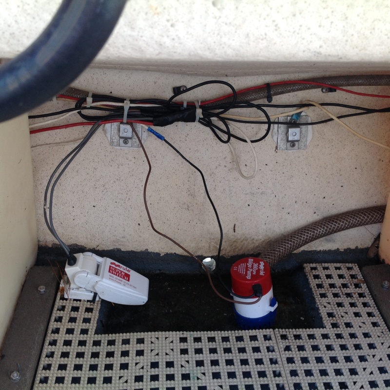aft bilge pump and float switch