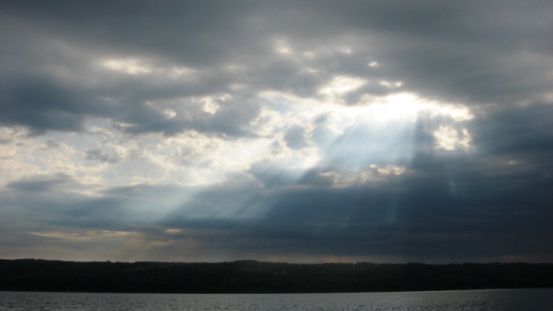 After the storm on Cayuga near Ithica, NY