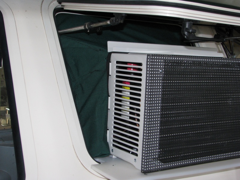Air conditioner starboard side outside