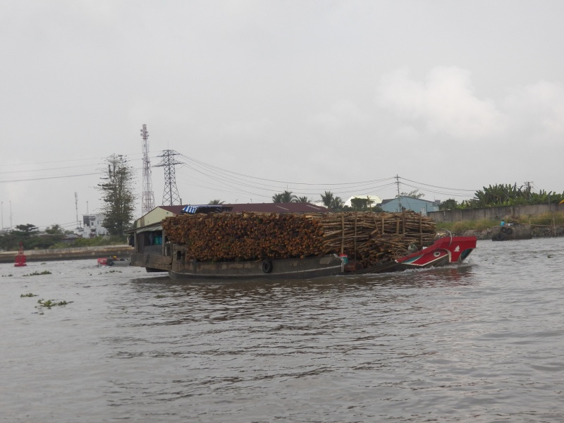 All of the larger vessels were loaded beyond USCG regulations.  Where's the bow lookout?