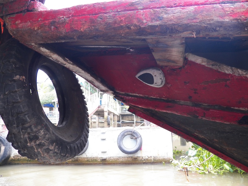 All vessels of any size had "eyes" on the bow to keep them out of danger.