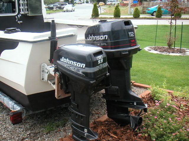 Almost new kicker, Johnson 112 Main runs great but going in for a repower to 90 Suzuki 4 stroke