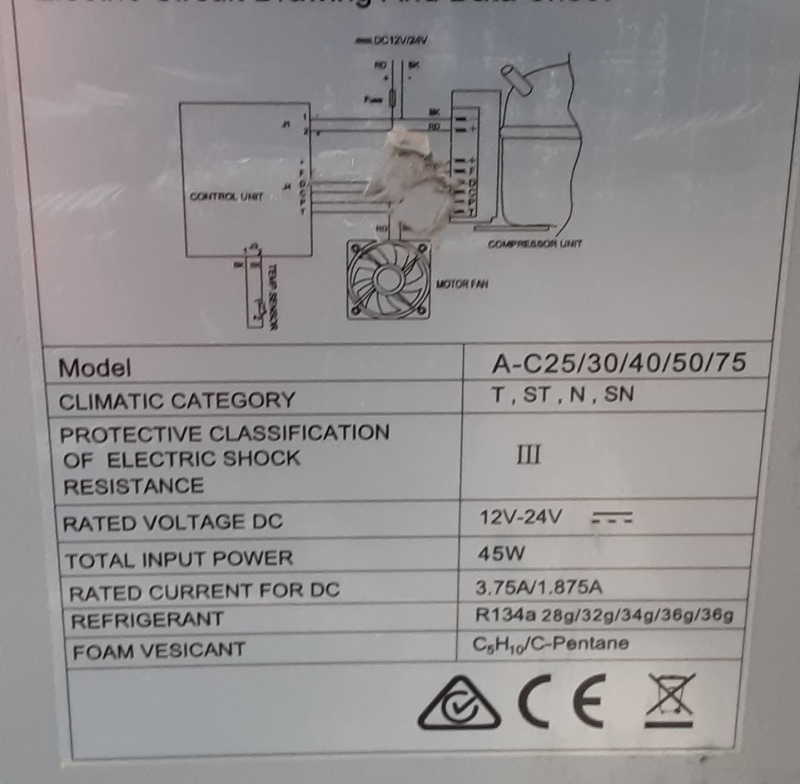 Alpicool refer specification