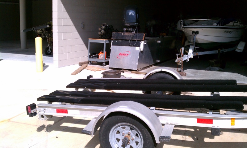 aluminum trailer pretty good shape