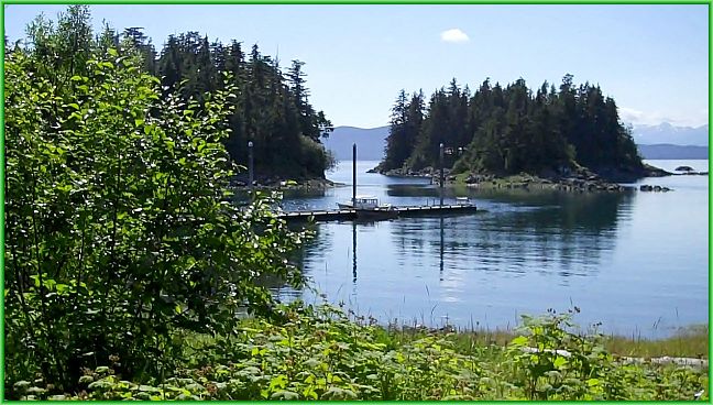 Amalga harbor from trail