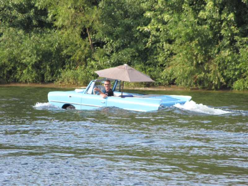 Amphibious Car on the CT River