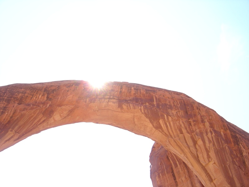 an "art" shot of Rainbow Bridge