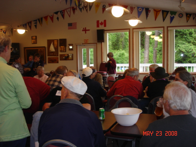 Anacortes Yacht Club - Joe (wearing white hat)seated next to Terry (ROCK-C)