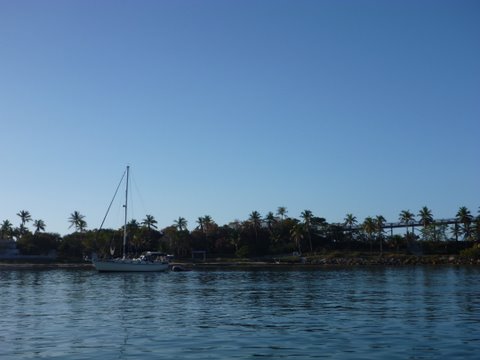 anchorage between the bridges just off Bahia Honda key