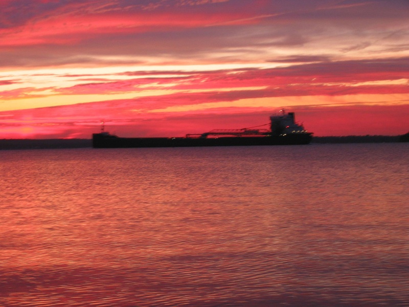 Anchorage view from cove on North side of Lime Island. Great way to end a perfect day of fishing.