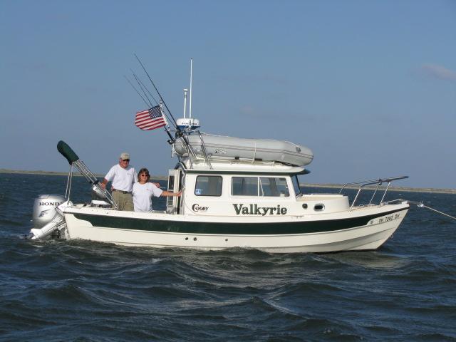 Anchored at Cape Lookout, NC.  Waiting for the tide to come in for a run to Beaufort the "back way" through skinny water.  The wind is really honkin' here!